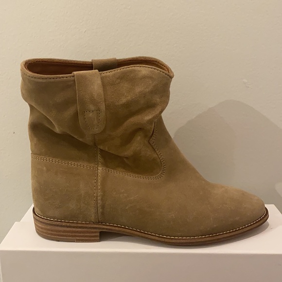 Isabel Marant Crisi Suede Boots Beige 40 FR - Picture 5 of 9